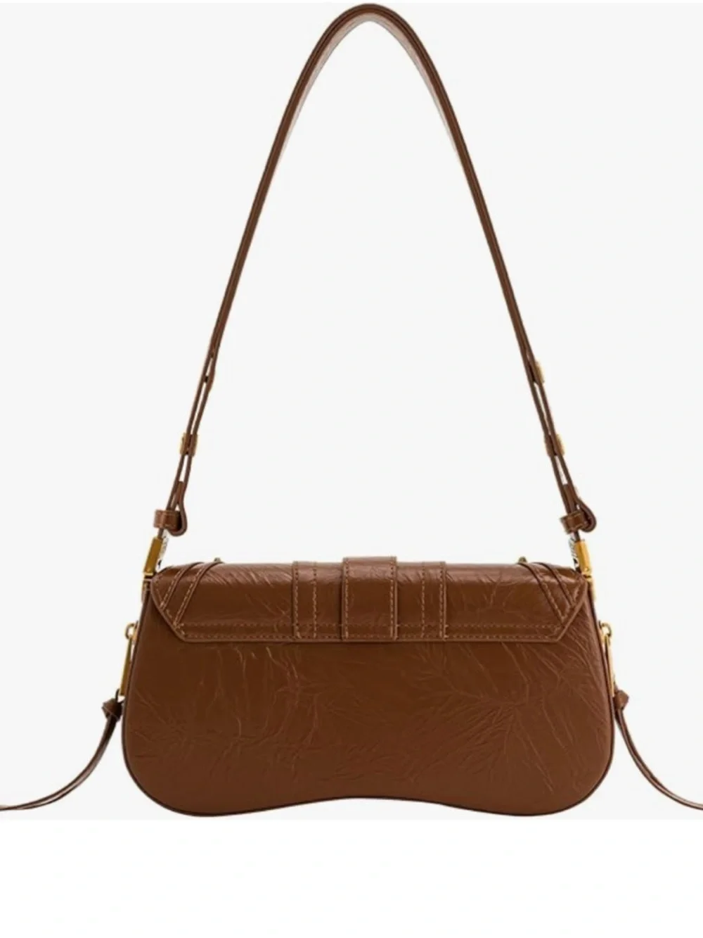 🌸JW PEI Joy Crushed Shoulder Bag Brown
